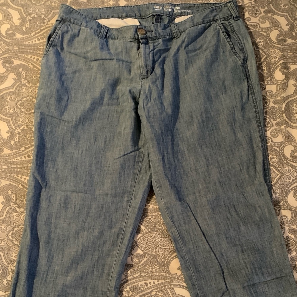 Gap Girlfriend Cotton Pants—Size 12/31 R